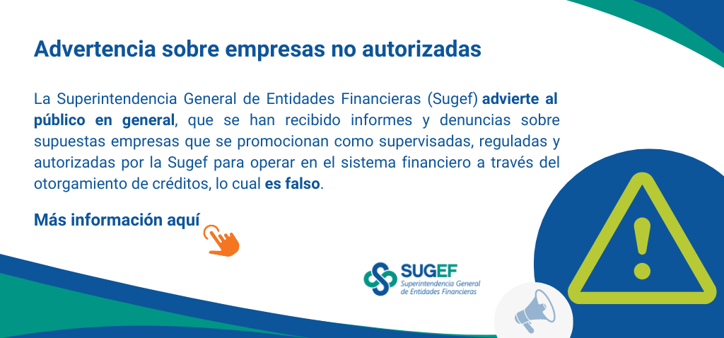 Banner empresas no autorizadas